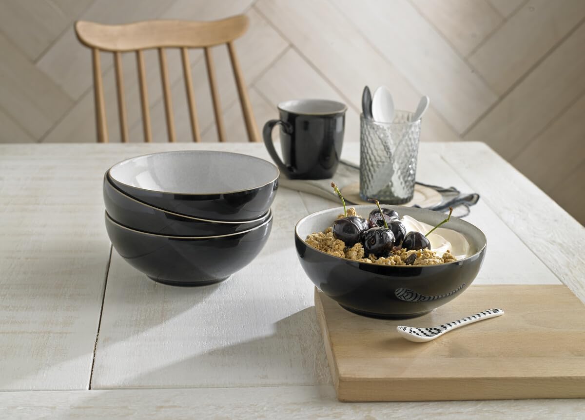 Amazon.com | Denby - Elements Coffee Mug & Cereal Bowl 8 Piece Set